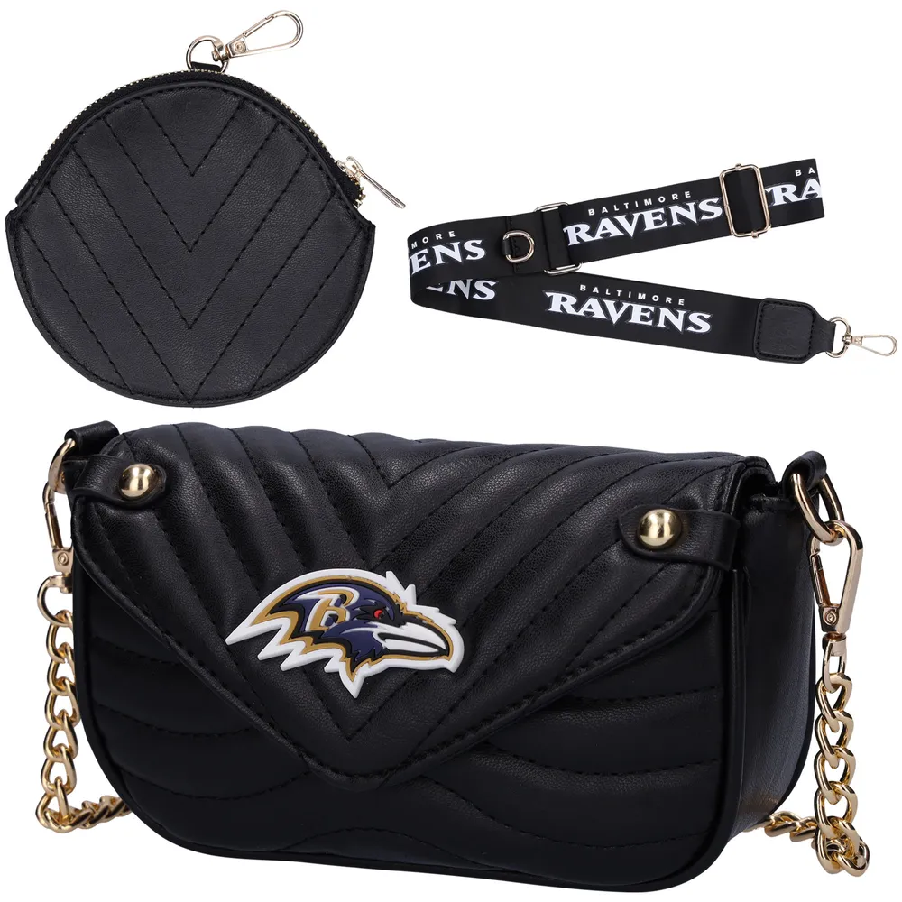 Baltimore Ravens Cuce Women's Vegan Leather Strap Bag