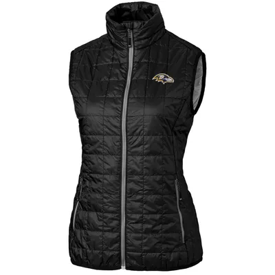 Baltimore Ravens Cutter & Buck Women's Rainier PrimaLoft Eco Full-Zip Vest