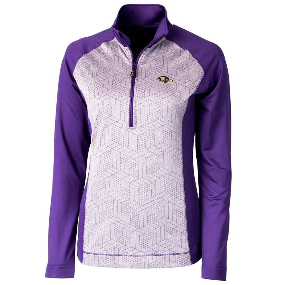 Lids Baltimore Ravens Cutter & Buck Women's All-Star Printed Half-Zip  Pullover Jacket - Gray/Purple