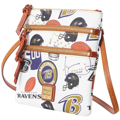Baltimore Ravens Dooney & Bourke Women's Triple-Zip Crossbody Bag