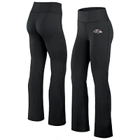 Legging évasé Maxed Out Fanatics pour femme, noir, Baltimore Ravens