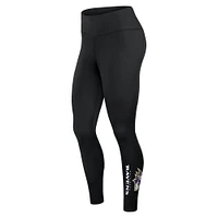Women's Fanatics Black Baltimore Ravens Wordmark Stacked Leggings