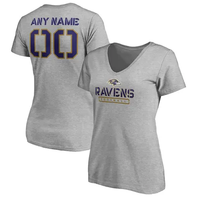 Lids Indianapolis Colts Fanatics Branded Women's Personalized Name & Number  Evanston Stencil Long Sleeve V-Neck T-Shirt - Gray