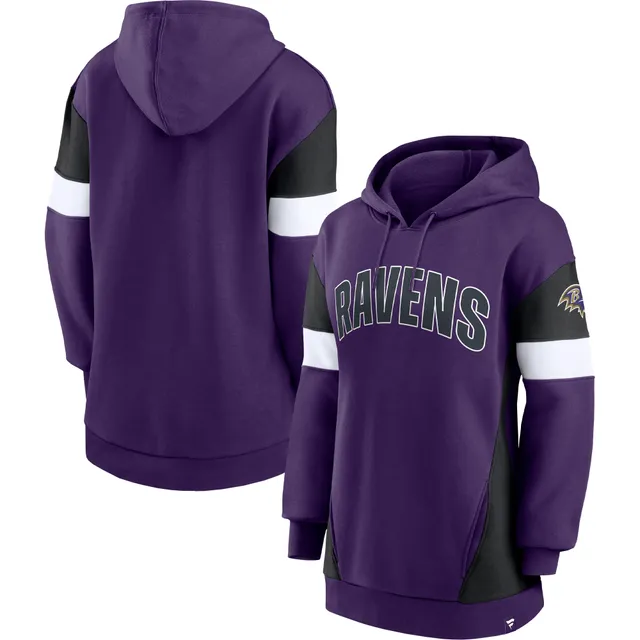 Lids Lamar Jackson Baltimore Ravens Women's Plus Name & Number Pullover  Hoodie - White/Purple