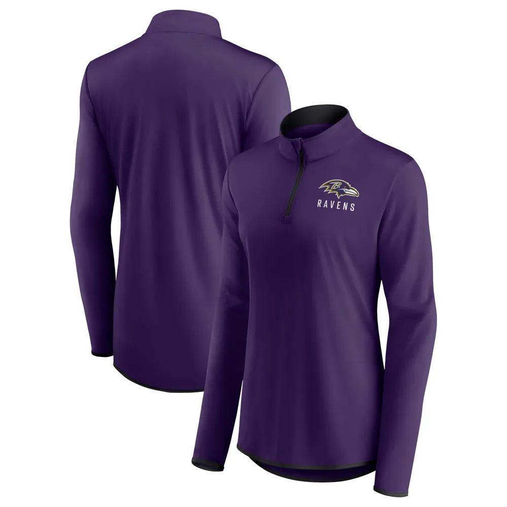 Lids Baltimore Ravens Fanatics Branded Women's Plus Worth the Drive  Quarter-Zip Top - Purple