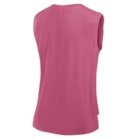 Women's Fanatics Pink Baltimore Ravens Studio Embrace Tank Top