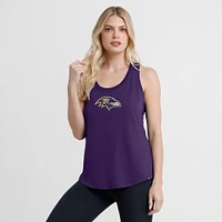 Women's Fanatics Purple Baltimore Ravens Iron Fan Tank Top