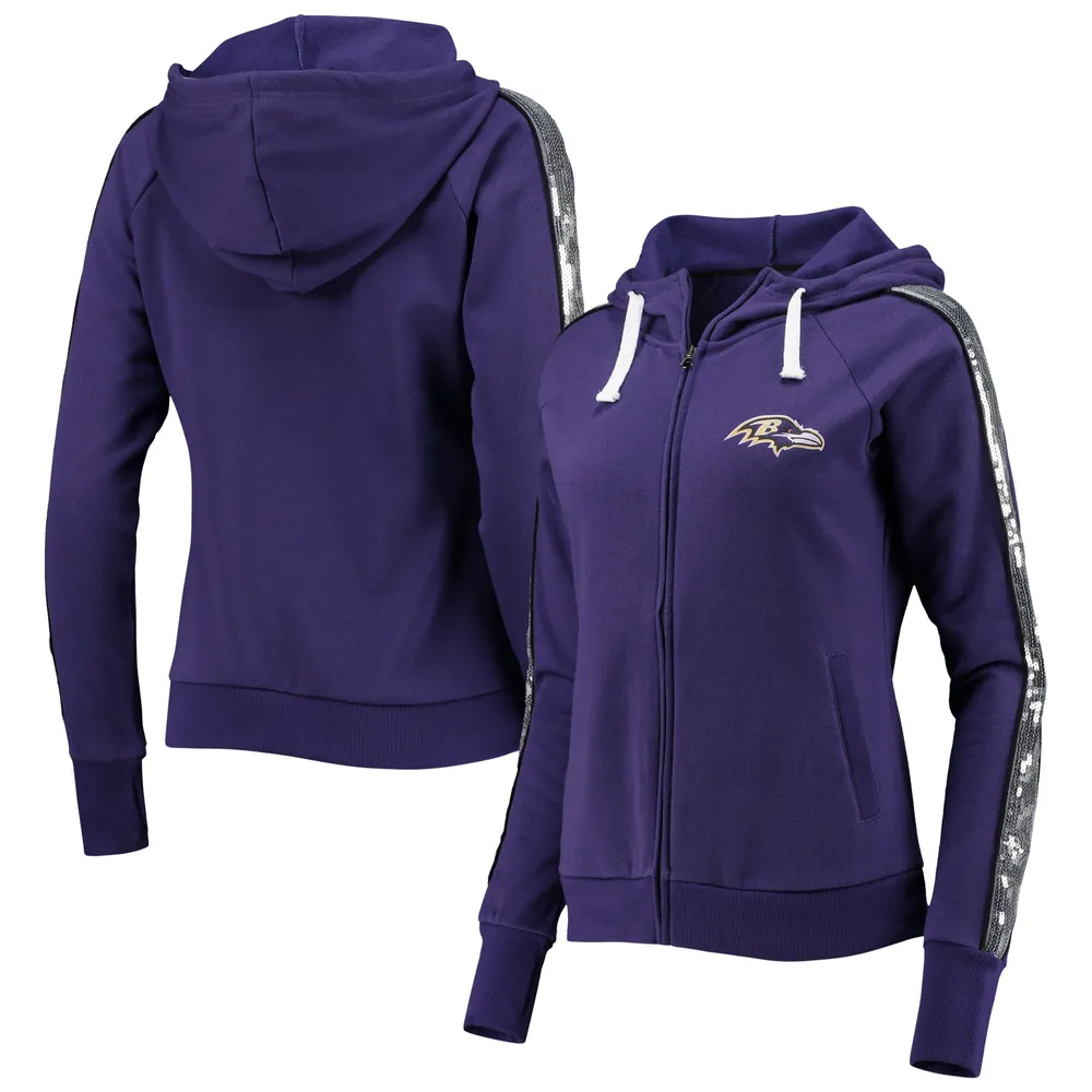 Baltimore Ravens G-III 4Her by Carl Banks Women's Extra Point Pullover  Hoodie - Purple