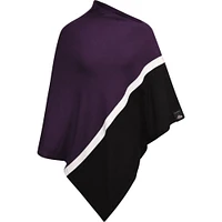 KIYA TOMLIN Baltimore Ravens Contraband Tri-Blend Poncho Femme