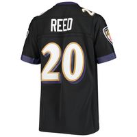 Women's Mitchell & Ness Ed Reed Black Baltimore Ravens Legacy Replica Team Jersey