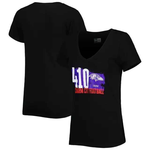 Lids Baltimore Ravens New Era Women's Crop Long Sleeve T-Shirt - Purple