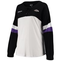 Baltimore Ravens New Era Women's Plus Size Athletic Varsity Lace