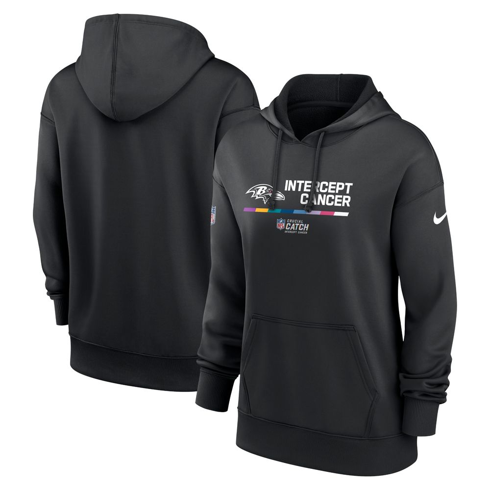 Nike Women's Nike Black Baltimore Ravens 2022 NFL Crucial Catch Therma  Performance Pullover Hoodie