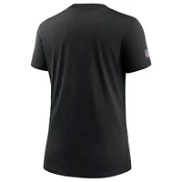 Women's Nike  Black Baltimore Ravens 2024 NFL Crucial Catch Tri-Blend T-Shirt