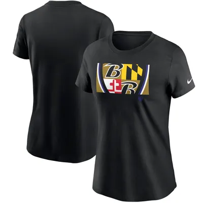Baltimore Ravens Nike Women's Hometown Collection T-Shirt - Black