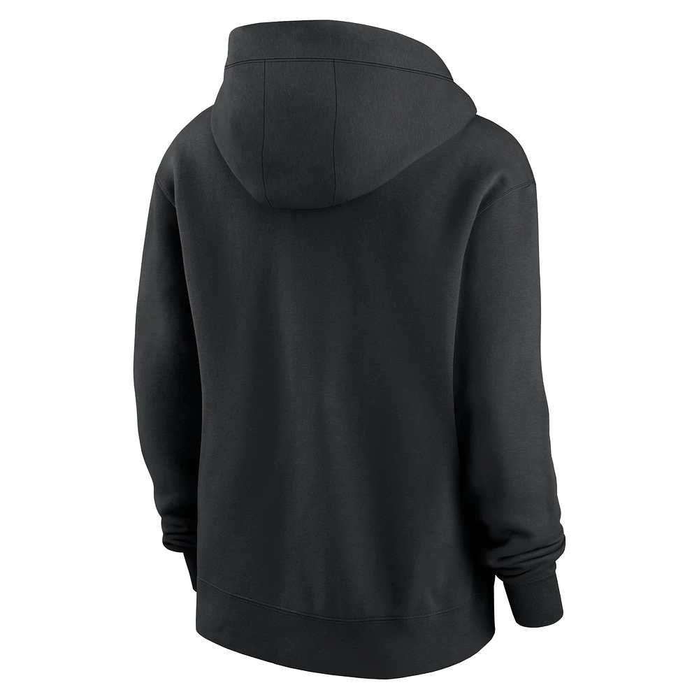 Women's Nike Black Baltimore Ravens Phoenix Full-Zip Hoodie
