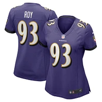 Maillot de match Nike Bravvion Roy violet Baltimore Ravens pour femme