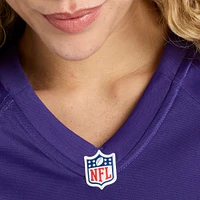 Maillot de match Nike Broderick Washington violet Baltimore Ravens pour femme