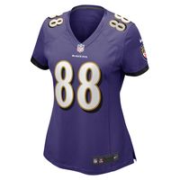 Women's Nike Charlie Kolar Purple Baltimore Ravens Player Game Jersey