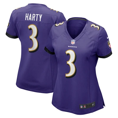 Women's Nike Deonte Harty  Purple Baltimore Ravens Game Jersey