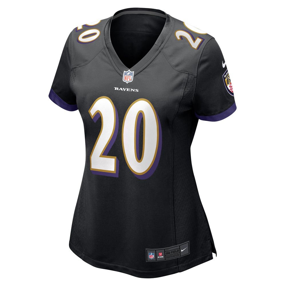 Women's Nike Ed Reed Black Baltimore Ravens Retired Player Jersey