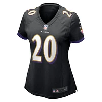 Women's Nike Ed Reed Black Baltimore Ravens Retired Player Jersey
