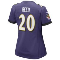 Women's Nike Ed Reed Purple Baltimore Ravens Game Retired Player Jersey