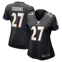 Nike J.K. Femme Maillot de match Dobbins noir Baltimore Ravens