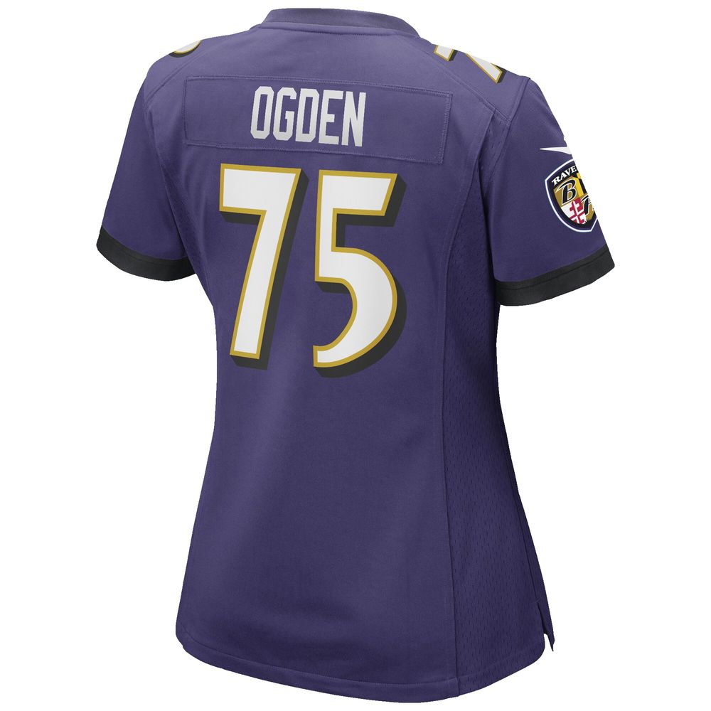 Women's Nike Jonathan Ogden Purple Baltimore Ravens Game Retired Player Jersey