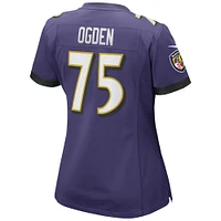 Maillot de joueur retraité Nike Jonathan Ogden pour femme des Ravens Baltimore, violet