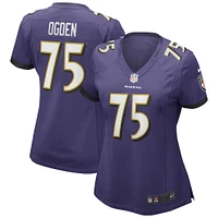 Maillot de joueur retraité Nike Jonathan Ogden pour femme des Ravens Baltimore, violet