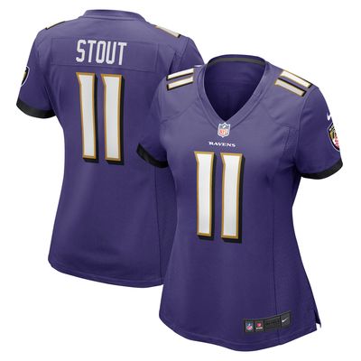 Women's Nike Jordan Stout Purple Baltimore Ravens Player Game Jersey