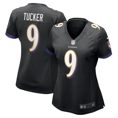 Women's Nike Justin Tucker White Baltimore Ravens Player Game Jersey