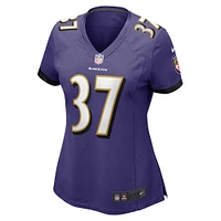 Maillot de match Nike Kenyan Drake violet Baltimore Ravens pour femme