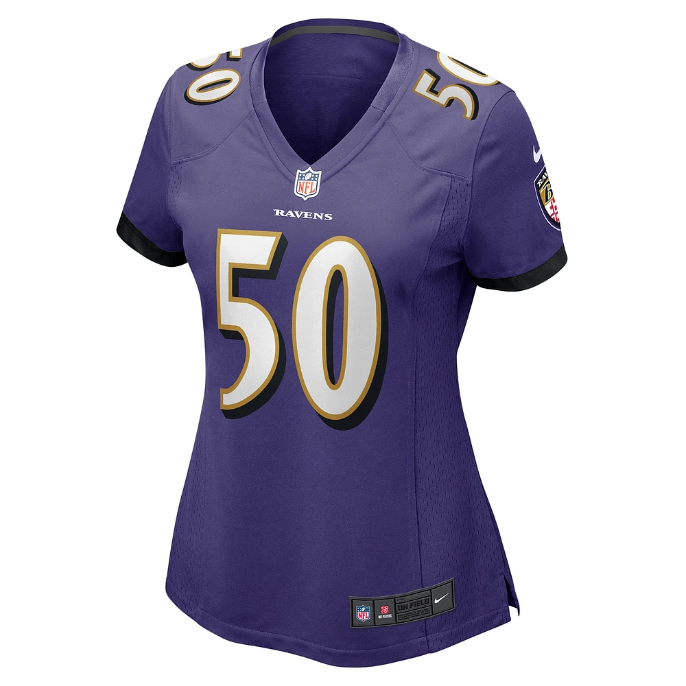 Women's Nike Kyle Van Noy  Purple Baltimore Ravens Game Jersey