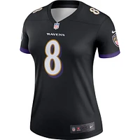 Women's Nike Lamar Jackson Baltimore Ravens Alternate Legend Player Performance Top