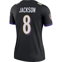 Women's Nike Lamar Jackson Baltimore Ravens Alternate Legend Player Performance Top