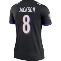 Nike Women's Nike Lamar Jackson Black Baltimore Ravens Legend Team Jersey