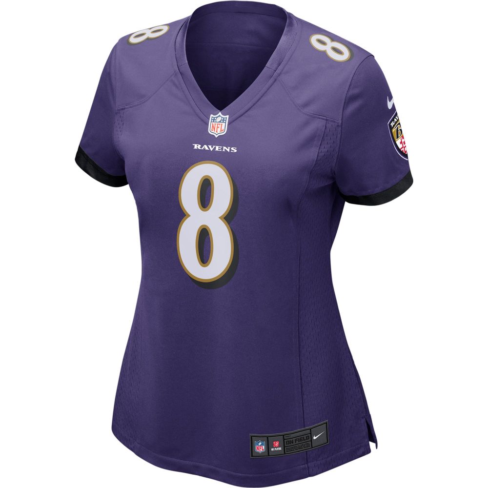 Women's Nike Lamar Jackson Purple Baltimore Ravens Game Player Jersey