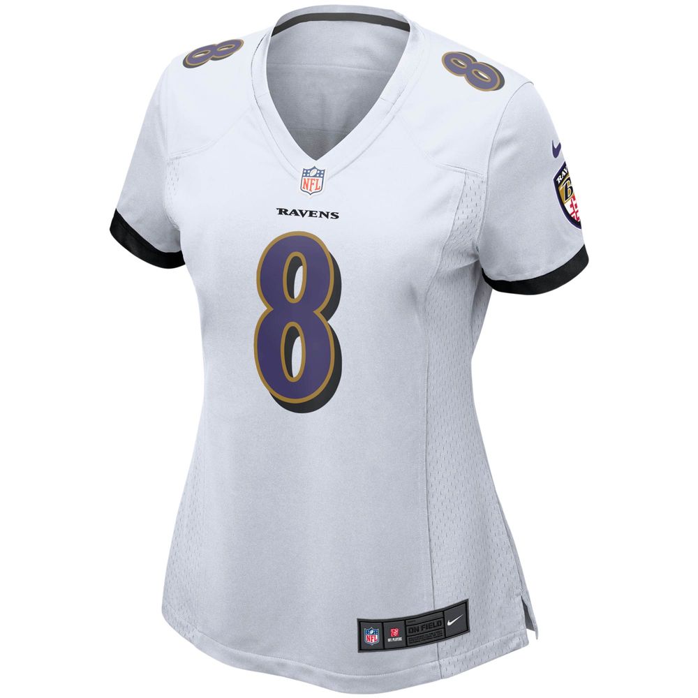 Lids Lamar Jackson Baltimore Ravens Nike Youth Game Jersey - White