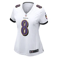 Women's Nike Lamar Jackson White Baltimore Ravens Player Game Jersey