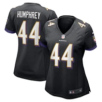 Maillot de match Nike Marlon Humphrey noir Baltimore Ravens pour femme