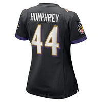 Maillot de match Nike Marlon Humphrey noir Baltimore Ravens pour femme