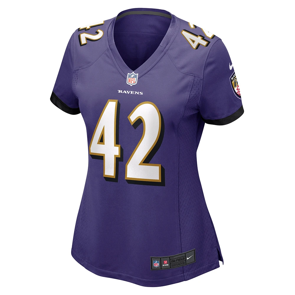 Women's Nike Patrick Ricard Purple Baltimore Ravens Game Jersey
