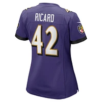 Women's Nike Patrick Ricard Purple Baltimore Ravens Game Jersey