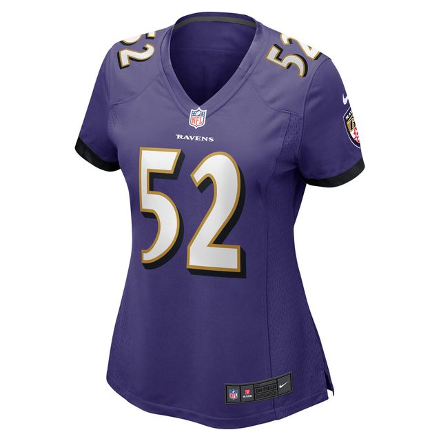 Maillot de joueur retraité Nike Ray Lewis violet Baltimore Ravens pour femme