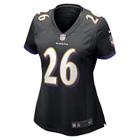 Maillot de joueur retraité Nike Rod Woodson pour femme, noir, Baltimore Ravens