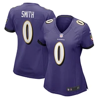 Maillot de match Nike Roquan Smith pour femme des Ravens Baltimore pourpre