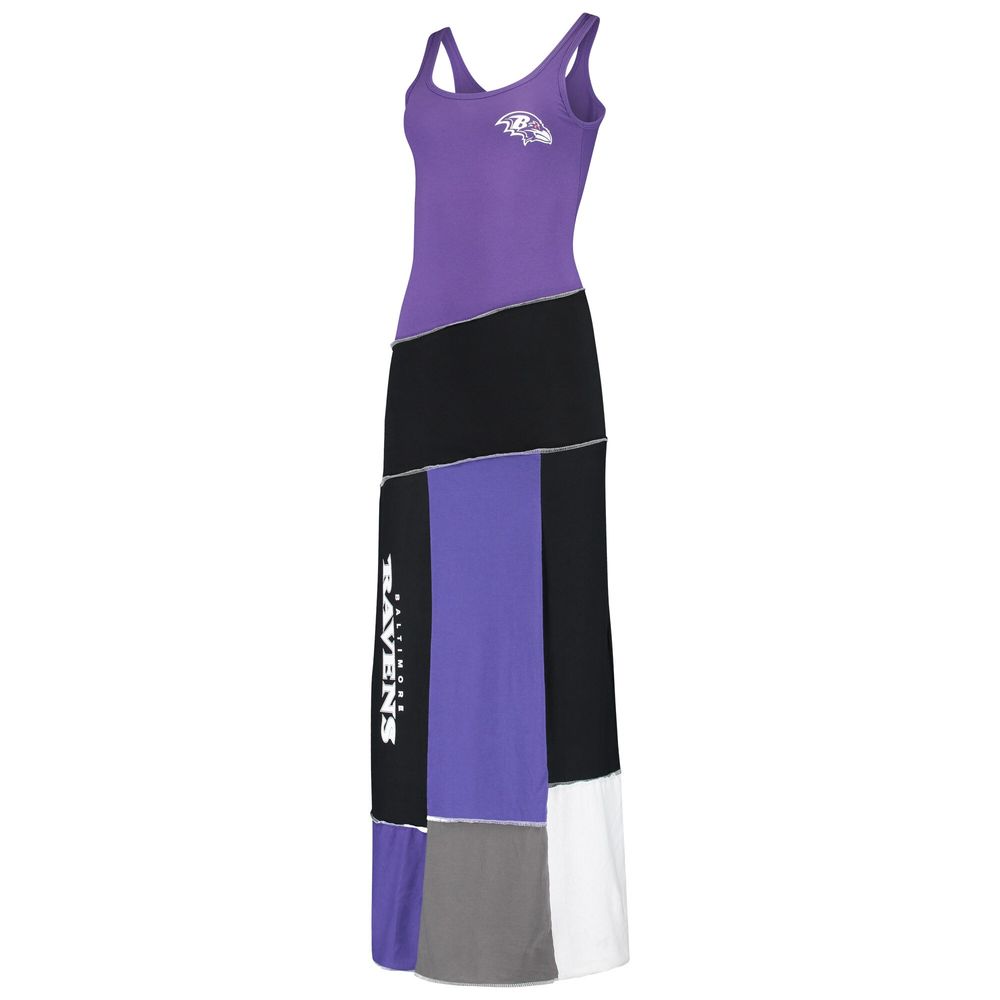 Refried Apparel Women's Refried Apparel Purple Baltimore Ravens Tri-Blend  Sleeveless Maxi Dress