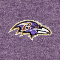 Women's Tommy Bahama Heathered Purple Baltimore Ravens Sport Sun Fade Full-Zip Sweatshirt